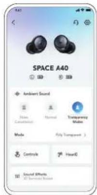 soundcore Space A40 - TRANSPARENCY - 1