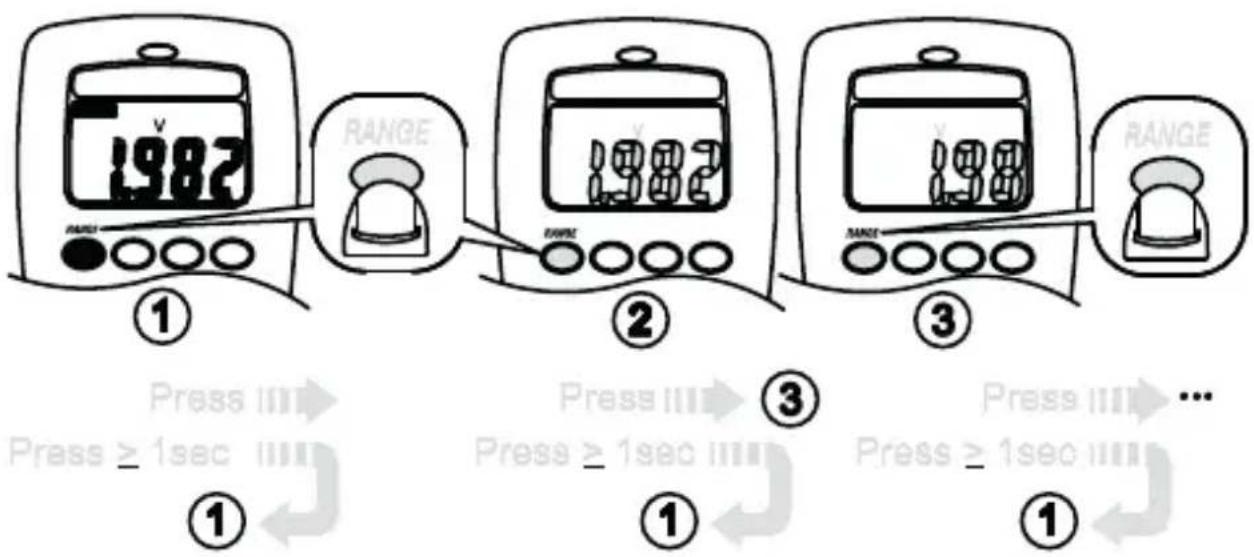 Megger AVO210 - Manual Ranging and Auto Ranging - 1