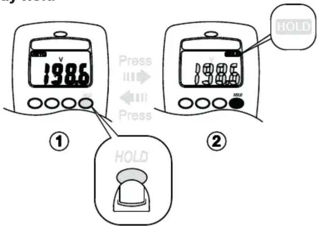 Megger AVO210 - Display Hold - 1