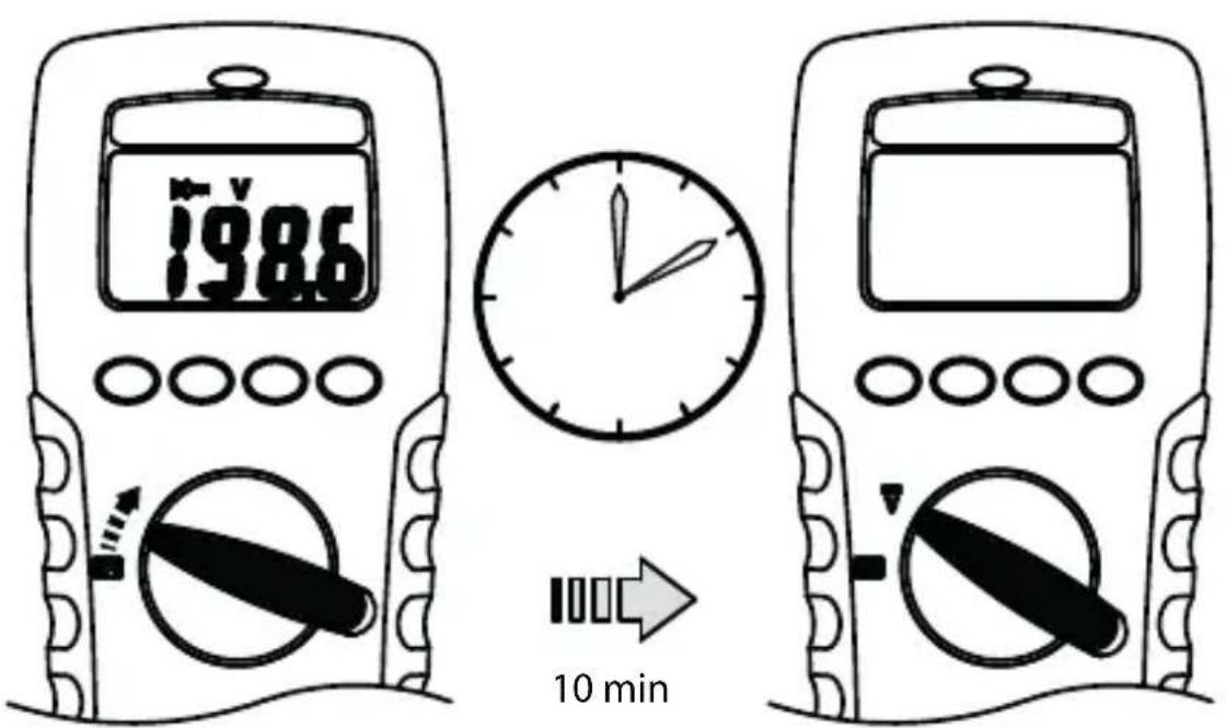 Megger AVO210 - Auto Power Off (Battery Saver) - 1