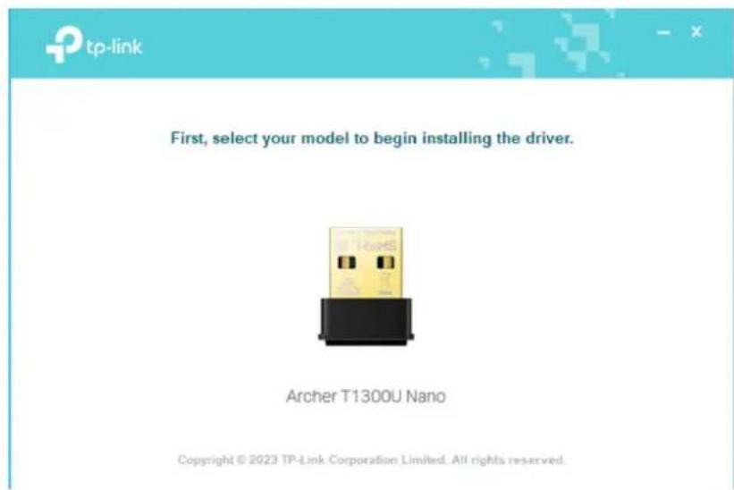 TP-LINK Archer T3U Nano - 1. Installer le pilote - 1