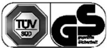 TUV SOD GS guerlöse Sicherheit