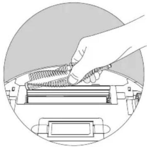 MEDION S12 SW (MD 20041) - Limpieza de la abertura de aspiración y del cepillo - 2