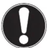 MEDION LIFE E66566 (MD 43566) - Risk of electric shock! - 1