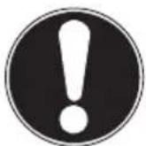 MEDION LIFE E66566 (MD 43566) - DANGER! Risk of electric shock! - 1