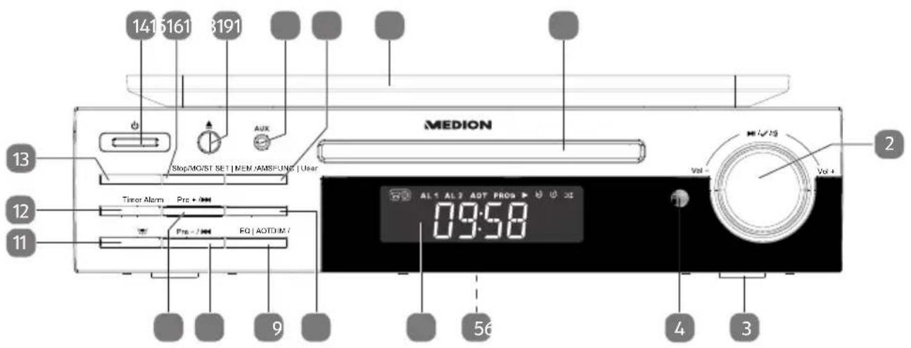 MEDION LIFE E66566 (MD 43566) - Voorkant - 1