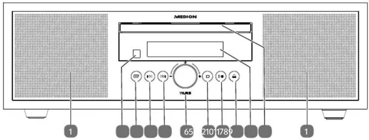 MEDION LIFE P64145 (MD 44125) - Front - 1