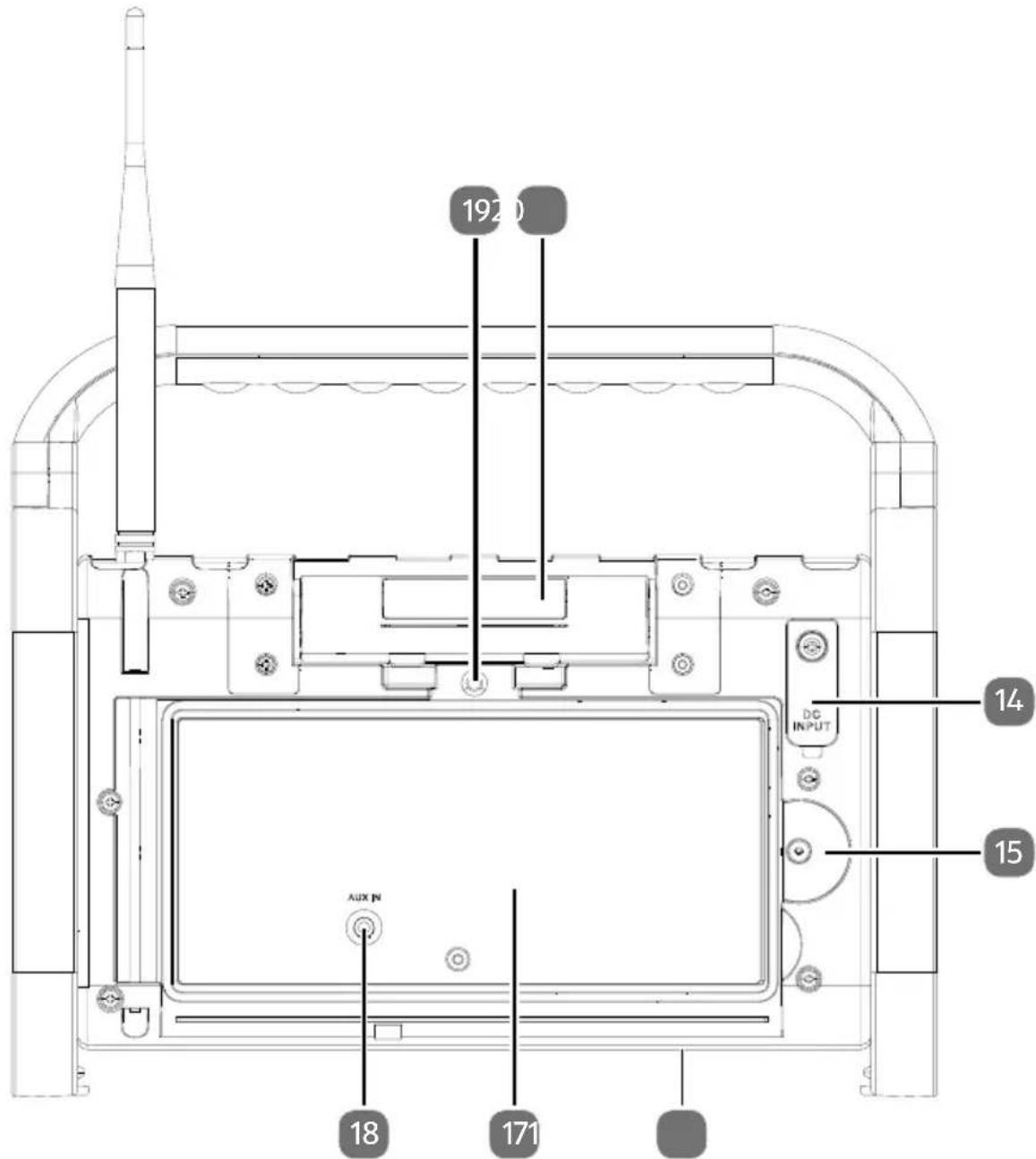 MEDION LIFE E66045 (MD 43277) - Lato posteriore - 1