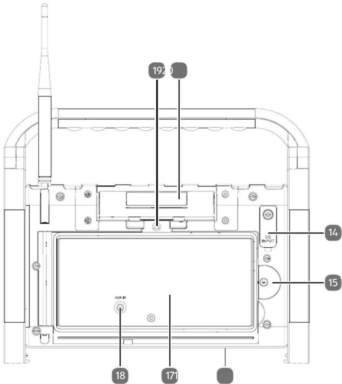 MEDION LIFE E66045 (MD 43277) - Rückseite - 1