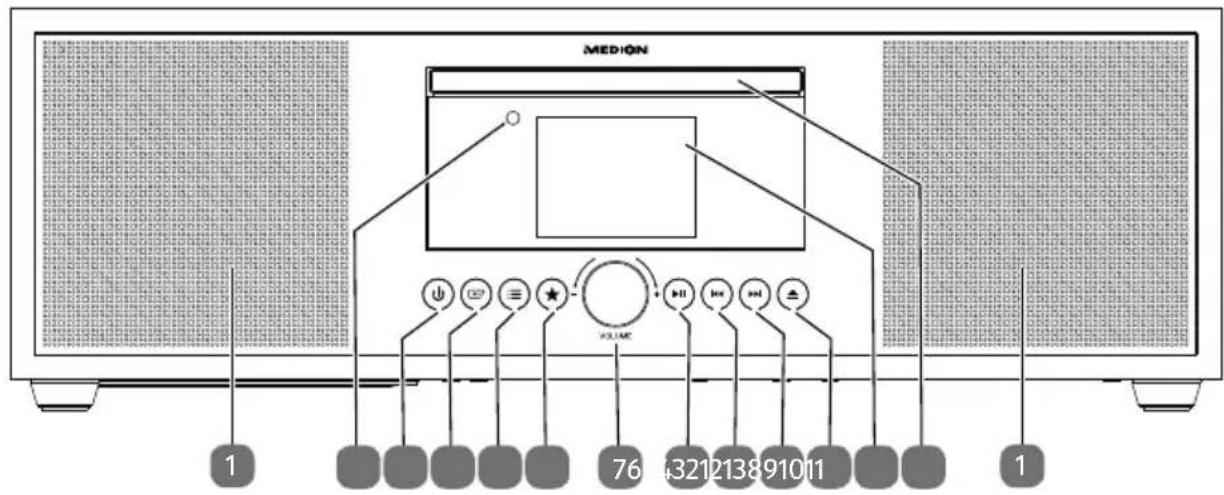 MEDION P66024 (MD 44100) - Front - 1