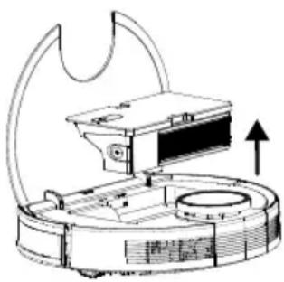 MEDION X40 SW - Limpieza del deposito de polvo - 1