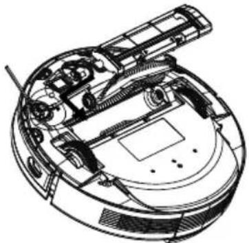 MEDION X40 SW - Limpieza de la abertura de aspiración y del cepillo - 2