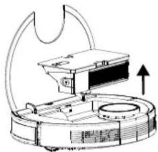 MEDION X40 SW - Pulizia del contentitore della polvere - 6