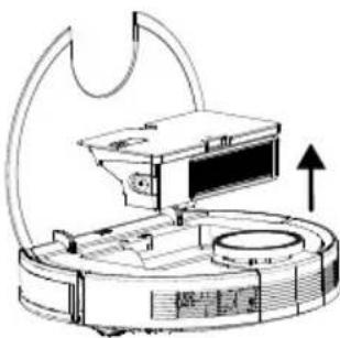 MEDION X40 SW - Pulizia del contentitore della polvere - 1
