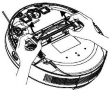 MEDION X40 SW - Pulizia dell'apertura di aspirazione e della spazzola - 1