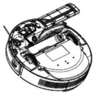 MEDION X40 SW - Saugöffung und Bürste reinigen - 2