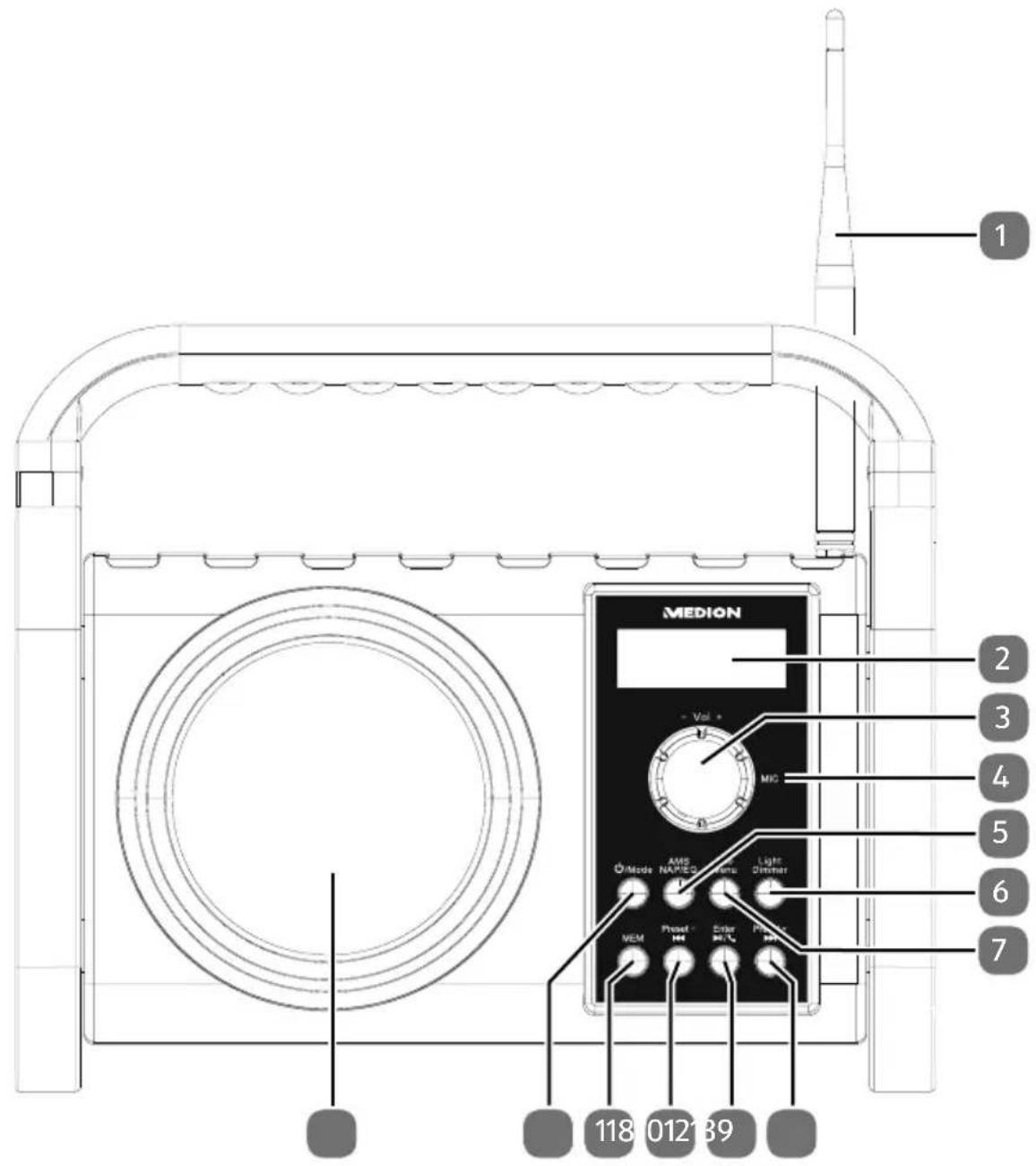 MEDION LIFE P66220 (MD 45220) - Vorderseite - 1