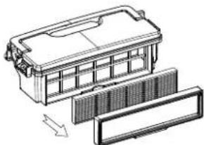 MEDION P20 SW (MD 19731) - Nettoyage du bac à poussière - 3