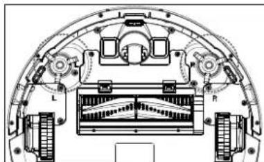 MEDION P20 SW (MD 19731) - Montaggio delle spazzole di pulizia - 1