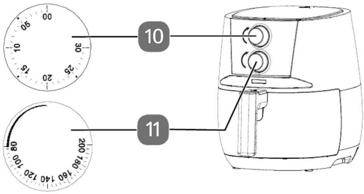 MEDION MD 10711 - Bedieningselementen/display - 1