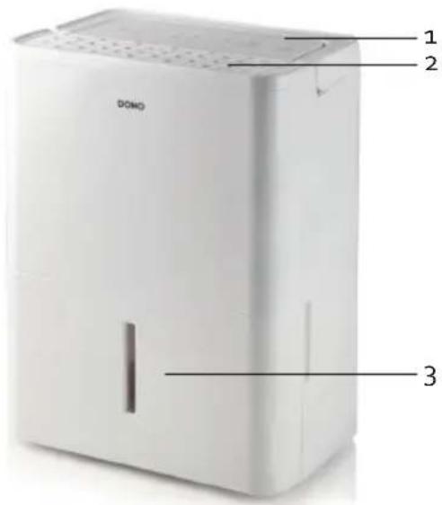 DOMO DO344DH - ONDERDELEN - 1