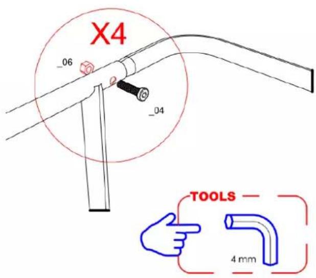 X4 -06 -04 TOOLS 4 mm