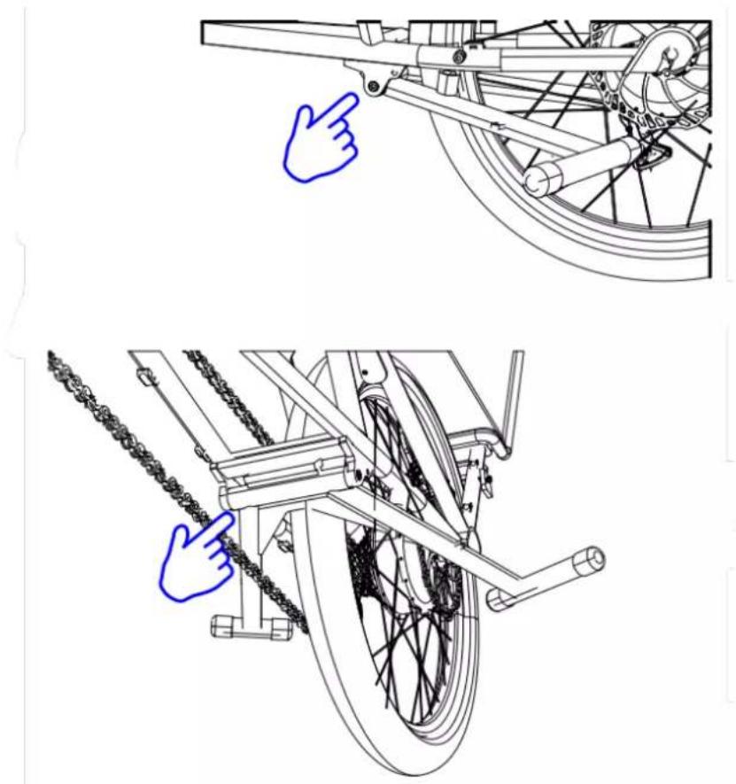 NILOX Acqua Scooter - 1- Posizionare il cavalletto sul telaio - 1