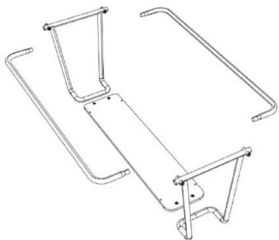 NILOX Acqua Scooter - Gepäckablage Rückseite - 1