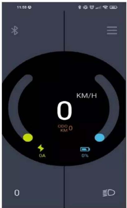 11:58 KM/H 0 ODO KM 0 0A 0%