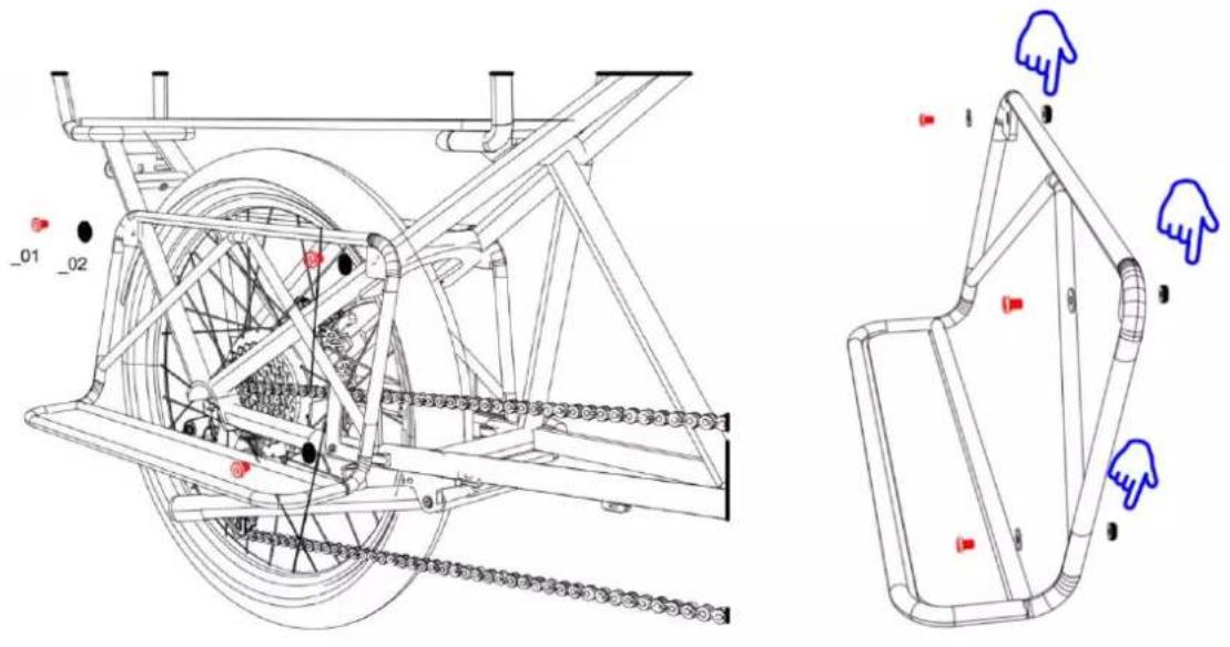NILOX Acqua Scooter - Ci-dessous la procédure de montage: - 1