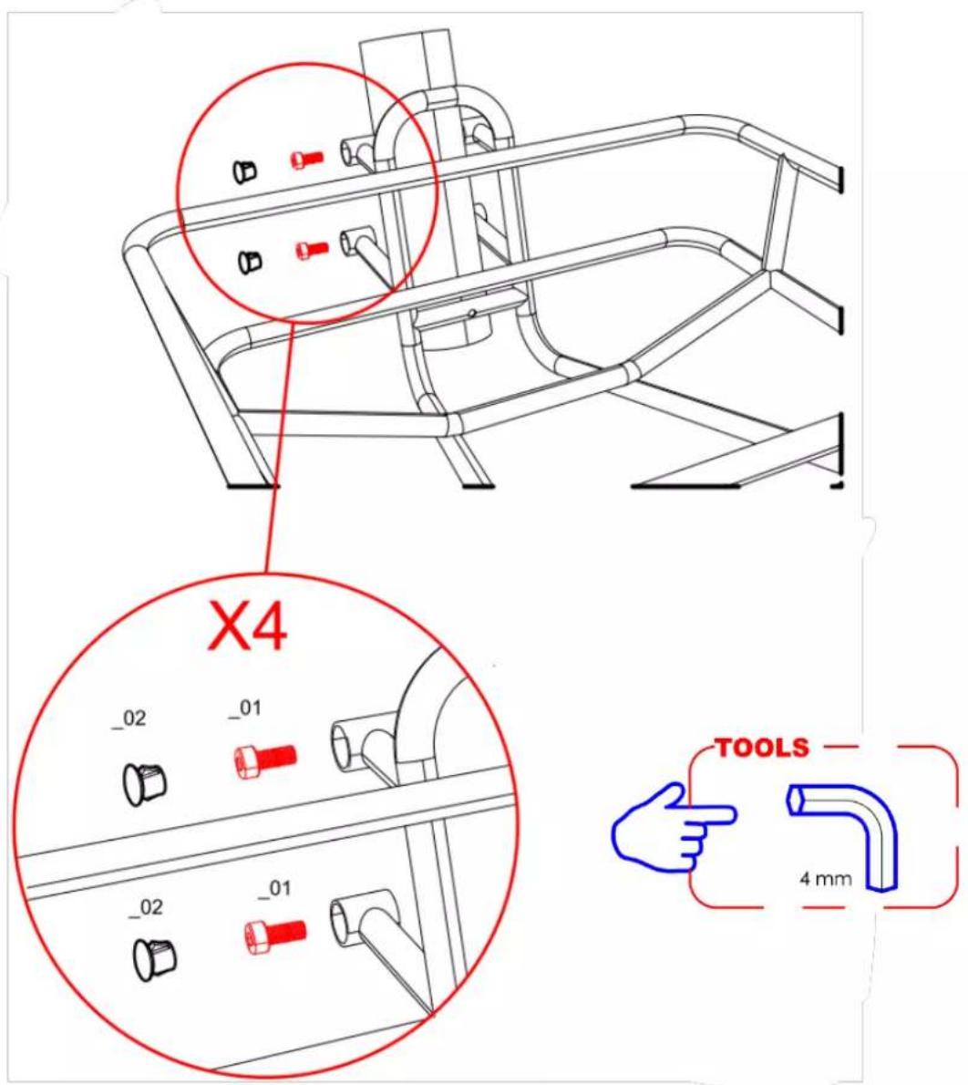 X4 -02 -01 -02 -01 TOOLS 4 mm
