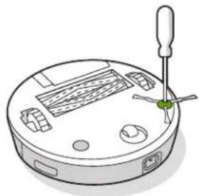IROBOT Roomba Combo j7+ - Reinigung der Kantenbürste - 1