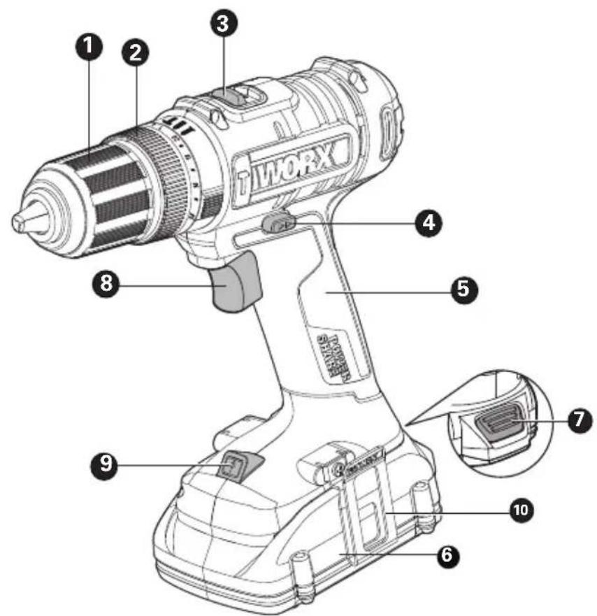 WORX WX370L - 1