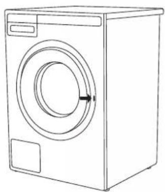 ASKO W4096RW3 - Ouverture manuelle du hublot du lave-linge - 2