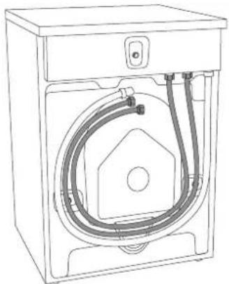 ASKO W4096RW3 - Raccordement a l'arrivee d'eau - 2