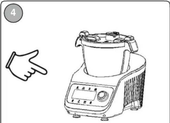 LIVOO DOP219W - De Super Cooker met het interne stoommandje gebruiken - 4