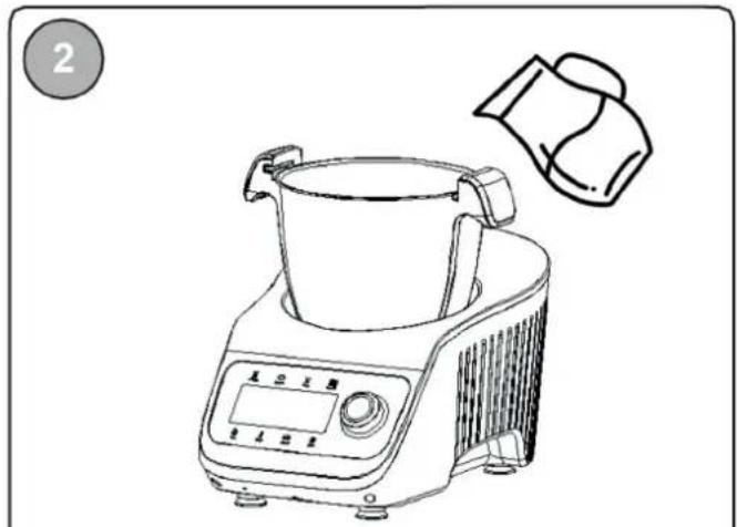 LIVOO DOP219W - De Super Cooker met stoomopzetstuk gebruiken - 2