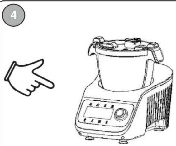 LIVOO DOP219W - Verwendung der Multifunktions-Küchenmaschine mit innerem Dampfgarbehälter - 4