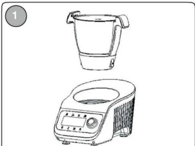 LIVOO DOP219W - Utilisation du Super Cooker avec le panier de cuisson vapeur interne - 1