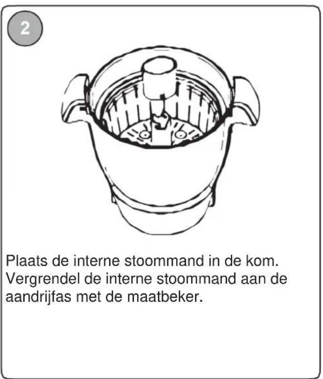 LIVOO DOP219W - De Super Cooker met het interne stoommandje gebruiken - 2
