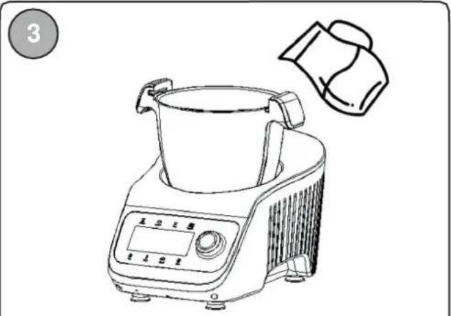 LIVOO DOP219W - Utilizzato del Super Cooker con cestello interno della vaporiera - 3
