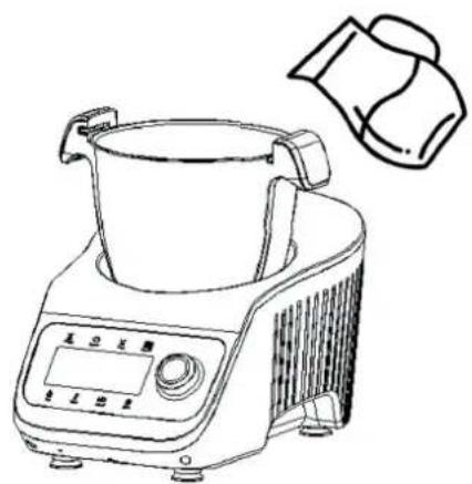 LIVOO DOP219W - Using Super Cooker with inner steamer basket - 3