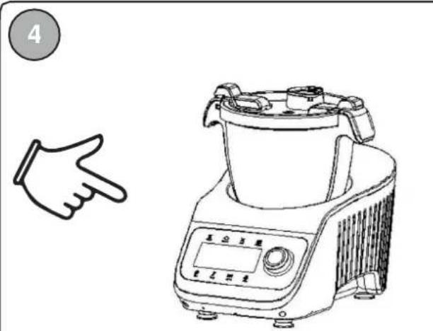 LIVOO DOP219W - Usando o Super Cooker com o cesto de vapor interno - 4