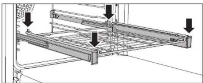 MIELE DGC 7640 HC Pro - Rails coulissant flexiclips HFC71 - 3