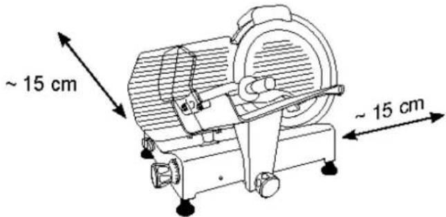 H.KOENIG MSX252 - Necessary space for use. - 1