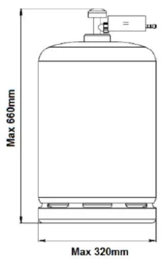 H.KOENIG PLX940 - CILINDRO DE GAS - 1