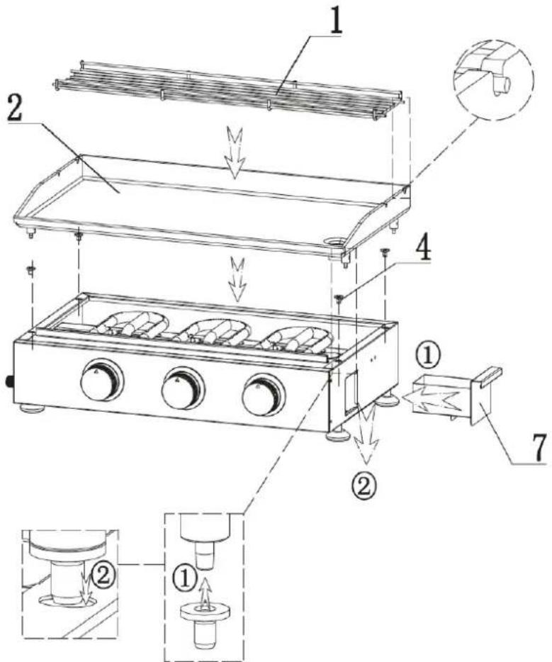 H.KOENIG PLX930 - Componenti: - 4
