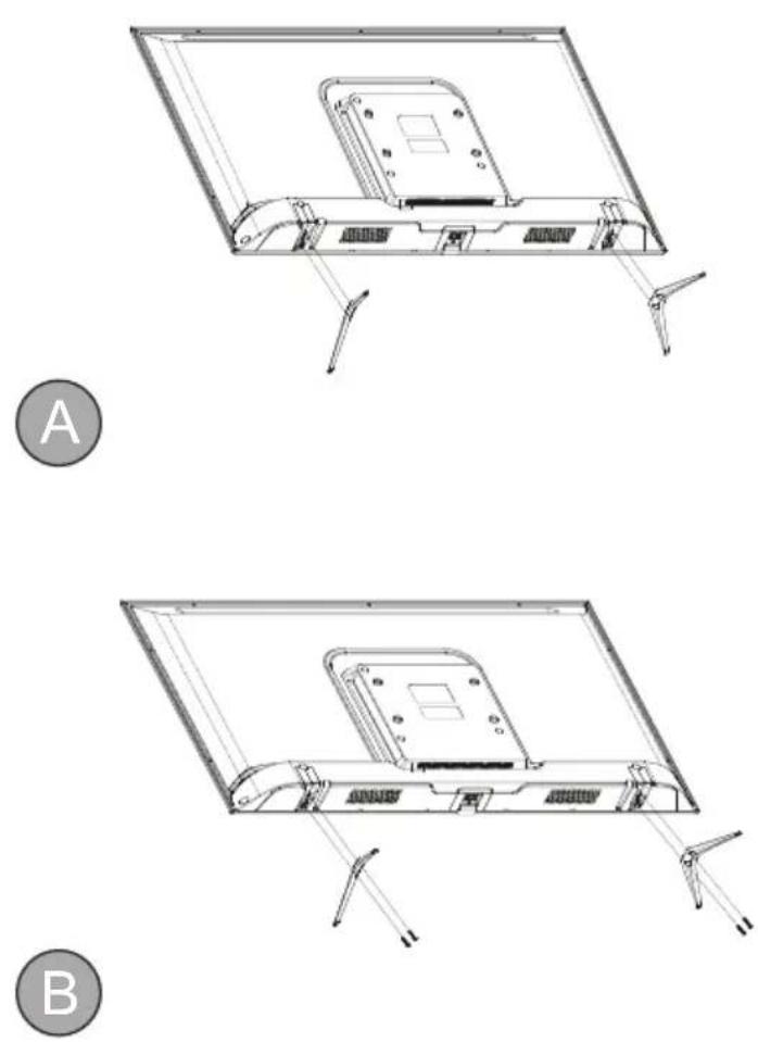 Krüger&Matz KM0240FHDS5 - Base stand assembly instruction - 1
