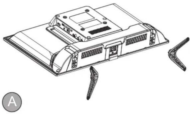 Krüger&Matz KM0232T3 - Montaje de la base - 1