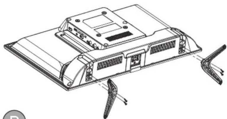 Krüger&Matz KM0232T3 - Basisständer Montageanleitung - 3